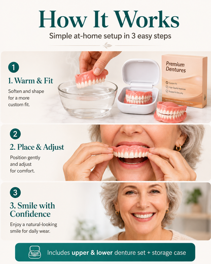 FDA-certified complete dentures (USA)