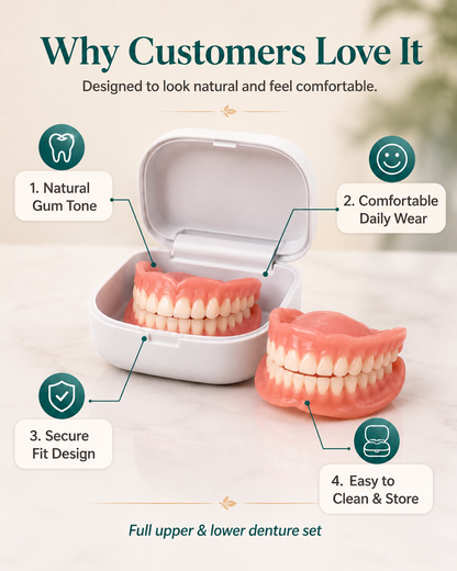 FDA-certified complete dentures (USA)