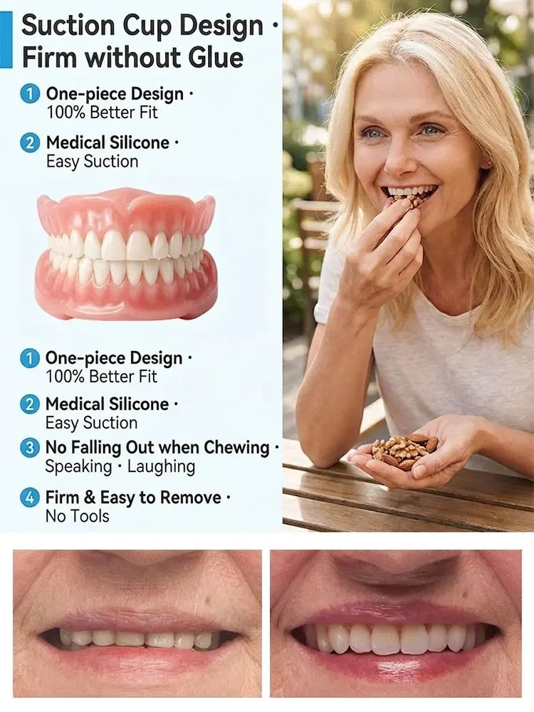FDA-certified complete dentures (USA)