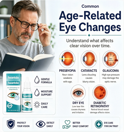 Clearer VisionStarts Here -Relieve Blurry Eyes with Soothing, Nourishing Drops-Huihui
