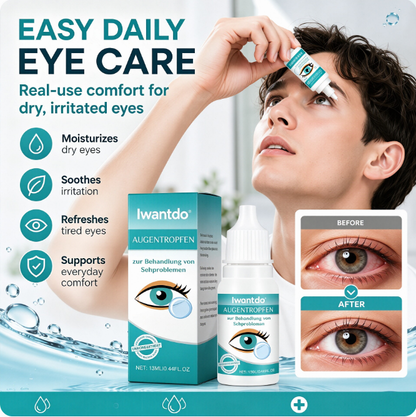 Clearer VisionStarts Here -Relieve Blurry Eyes with Soothing, Nourishing Drops-Huihui