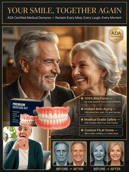 ADA-Certified 🦷 KLENIMORE™ Custom-Fit Smile Support Kit